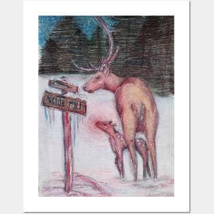 Rudolph Fawn Posters and Art